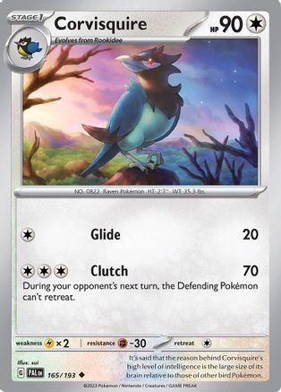 Corvisquire - 165/193 SV02 Paldea Evolved - Uncommon