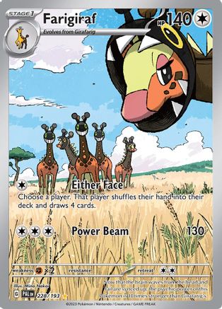 Farigiraf - 228/193 - Holofoil SV02 Paldea Evolved - Illustration Rare