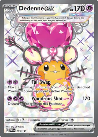 Dedenne ex - 239/193 - Holofoil SV02 Paldea Evolved - Ultra Rare