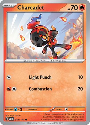 Charcadet - 043/197 SV03 Obsidian Flames - Common