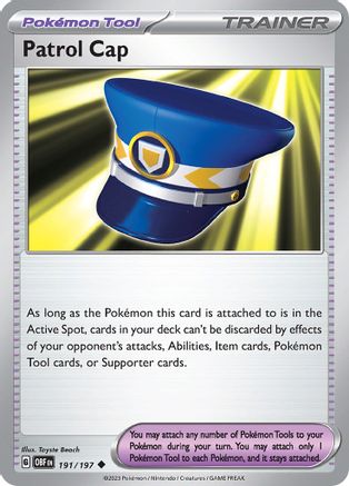 Patrol Cap - 191/197 SV03 Obsidian Flames - Uncommon