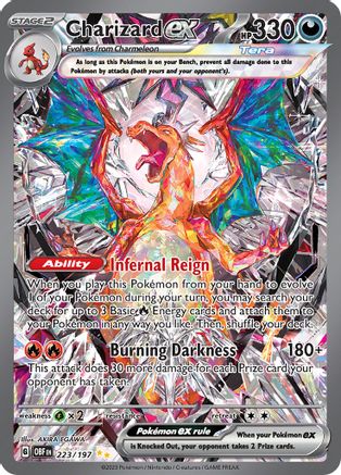 Charizard ex - 223/197 - Holofoil SV03 Obsidian Flames - Special Illustration Rare