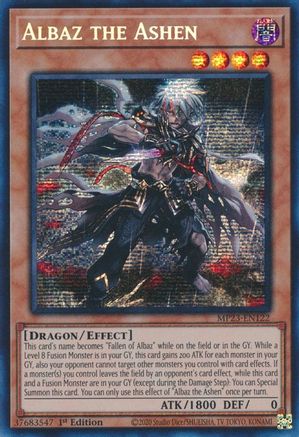 Albaz the Ashen (MP23-EN122) - 25th Anniversary Tin: Dueling Heroes Mega Pack 1st Edition