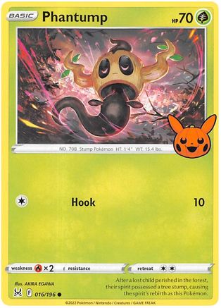Phantump - 016/196 Trick or Trade BOOster Bundle 2023 - Common