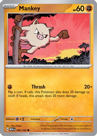 Mankey - 056/165 SV Scarlet & Violet 151 - Common