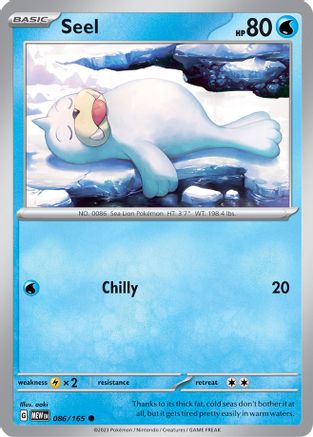 Seel - 086/165 SV Scarlet & Violet 151 - Common