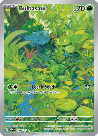 Bulbasaur - 166/165 - Holofoil SV Scarlet & Violet 151 - Illustration Rare