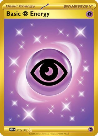 Basic Psychic Energy - 207/165 - Holofoil SV Scarlet & Violet 151 - Hyper Rare