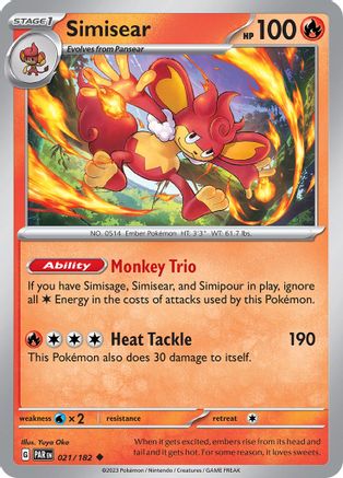 Simisear - 021/182 SV04 Paradox Rift - Uncommon
