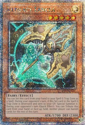 Artifact Lancea (Quarter Century Secret Rare) (RA01-EN006) - 25th Anniversary Rarity Collection 1st Edition