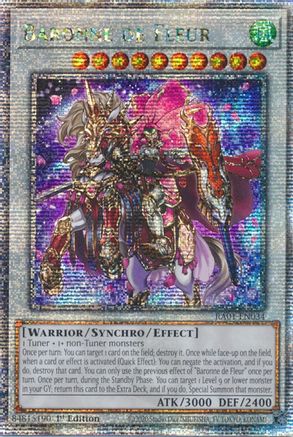 Baronne de Fleur (Quarter Century Secret Rare) (RA01-EN034) - 25th Anniversary Rarity Collection 1st Edition