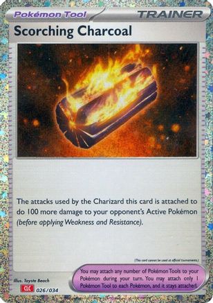 Scorching Charcoal - 026/034 - Holofoil Trading Card Game Classic - Classic Collection