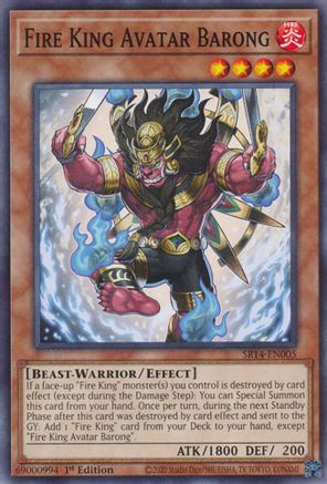 Fire King Avatar Barong (SR14-EN005) - Structure Deck: Fire Kings Unlimited