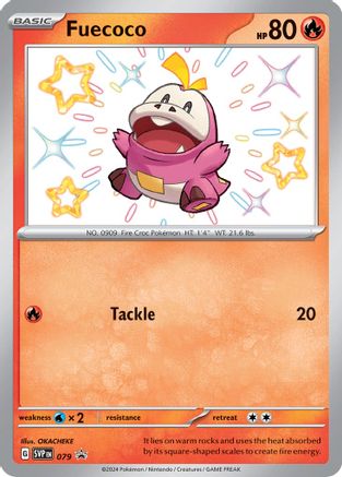 Fuecoco - 079 - 079 - Holofoil SV Scarlet & Violet Promo Cards - Promo