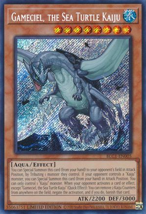 Gameciel, the Sea Turtle Kaiju (BLC1-EN005) - Battles of Legend: Chapter 1 Limited