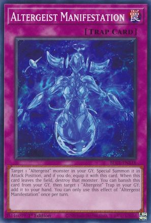 Altergeist Manifestation (BLC1-EN118) - Battles of Legend: Chapter 1 1st Edition