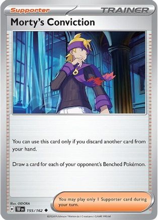 Morty's Conviction - 155/162 SV05 Temporal Forces - Uncommon
