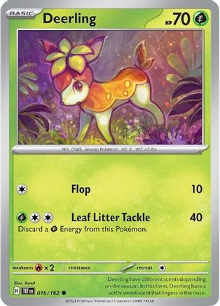 Deerling - 016/162 SV05 Temporal Forces - Common