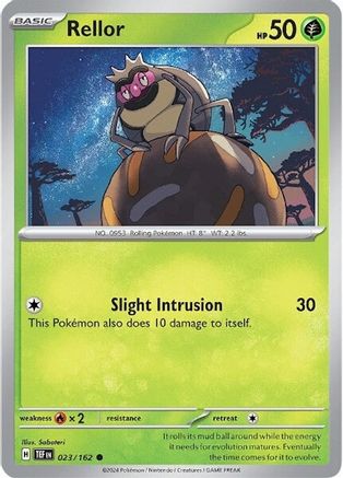 Rellor - 023/162 - Reverse Holofoil SV05 Temporal Forces - Common