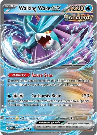 Walking Wake ex - 050/162 - Holofoil SV05 Temporal Forces - Double Rare