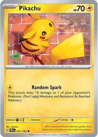 Pikachu - 051/162 SV05 Temporal Forces - Common