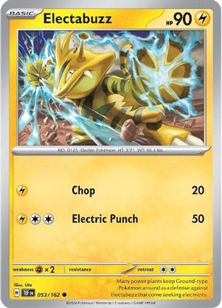 Electabuzz - 053/162 SV05 Temporal Forces - Common