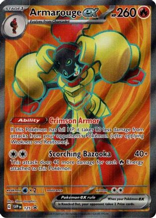 Armarouge ex - 125 - 125 - Holofoil SV Scarlet & Violet Promo Cards - Promo