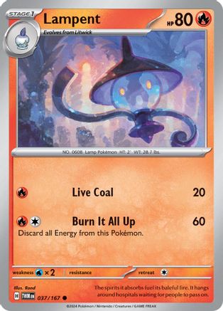 Lampent - 037/167 SV06 Twilight Masquerade - Common