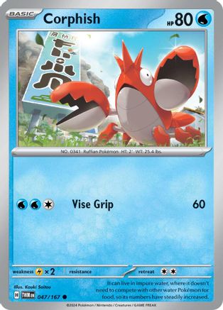 Corphish - 047/167 SV06 Twilight Masquerade - Common