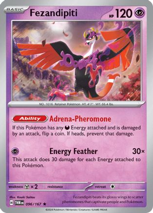 Fezandipiti - 096/167 - Holofoil SV06 Twilight Masquerade - Rare