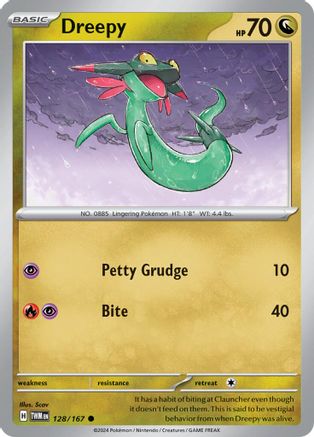 Dreepy - 128/167 - Reverse Holofoil SV06 Twilight Masquerade - Common