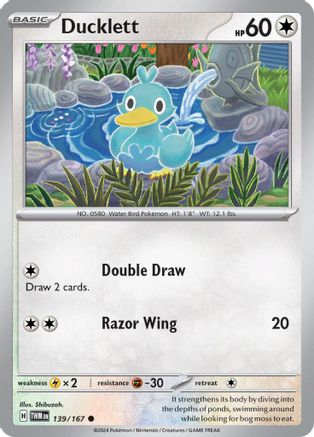 Ducklett - 139/167 SV06 Twilight Masquerade - Common