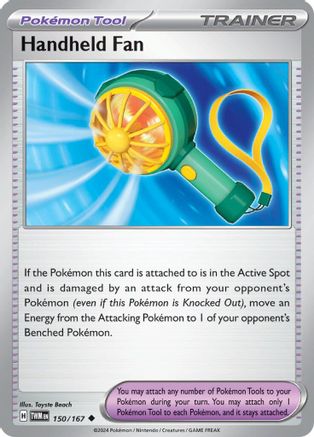 Handheld Fan - 150/167 - Reverse Holofoil SV06 Twilight Masquerade - Uncommon