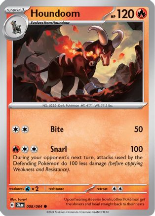 Houndoom - 008/064 SV Shrouded Fable - Common
