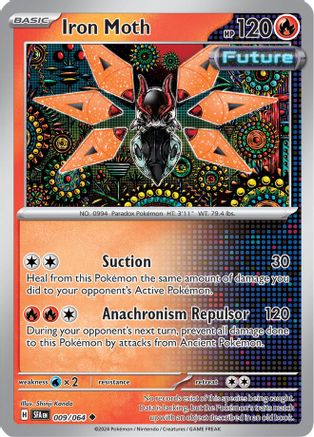 Iron Moth - 009/064 - Reverse Holofoil SV Shrouded Fable - Uncommon