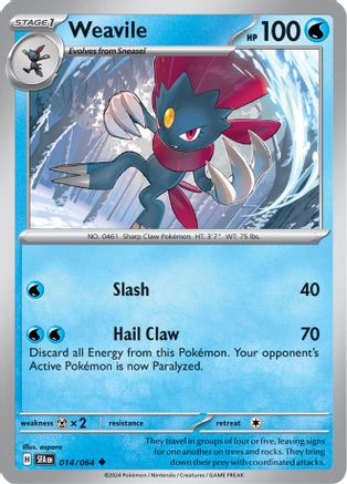 Weavile - 014/064 SV Shrouded Fable - Uncommon