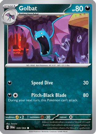 Golbat - 028/064 SV Shrouded Fable - Common