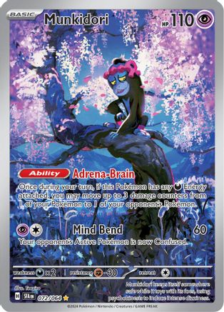 Munkidori - 072/064 - Holofoil SV Shrouded Fable - Illustration Rare