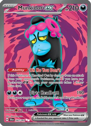 Munkidori ex - 083/064 - Holofoil SV Shrouded Fable - Ultra Rare