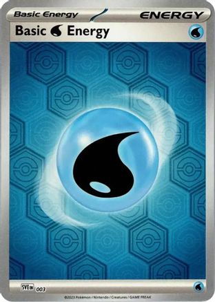 Basic Water Energy - 003 - Reverse Holofoil SV Shrouded Fable - Common