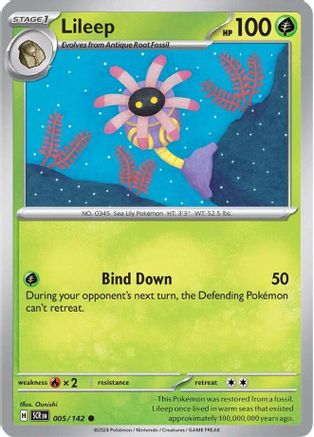Lileep - 005/142 SV07 Stellar Crown - Common