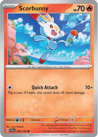 Scorbunny - 026/142 SV07 Stellar Crown - Common