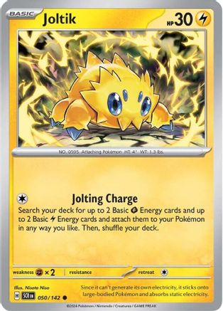 Joltik - 050/142 - Reverse Holofoil SV07 Stellar Crown - Common