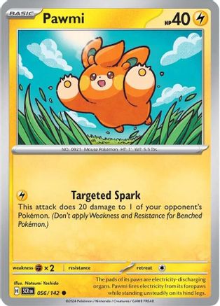 Pawmi - 056/142 - Reverse Holofoil SV07 Stellar Crown - Common