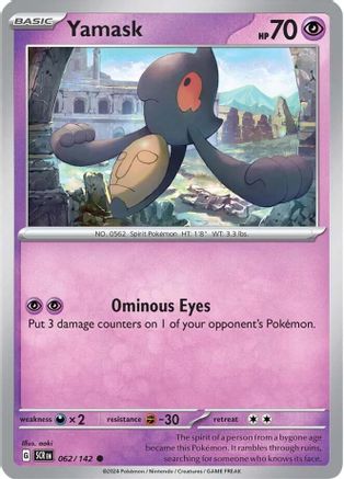 Yamask - 062/142 SV07 Stellar Crown - Common