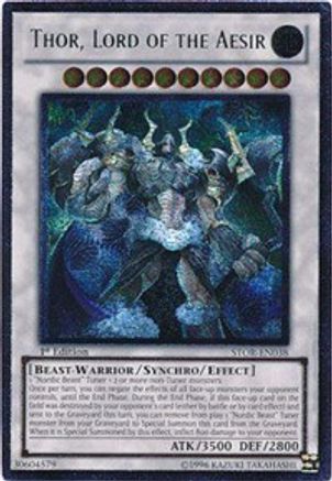 Thor, Lord of the Aesir (UTR) (STOR-EN038) - Storm of Ragnarok Unlimited