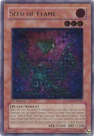 Seed of Flame (UTR) (CSOC-EN081) - Crossroads of Chaos 1st Edition