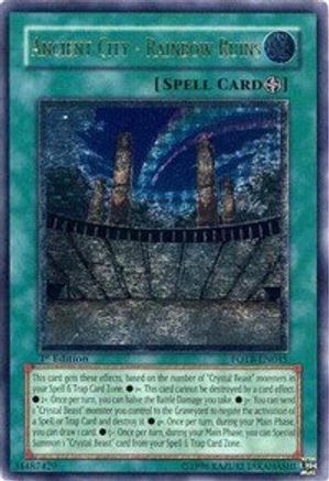 Ancient City - Rainbow Ruins (UTR) (FOTB-EN045) - Force of the Breaker 1st Edition