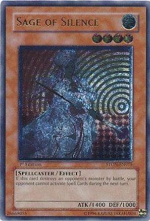 Sage of Silence (UTR) (STON-EN015) - Strike of Neos 1st Edition