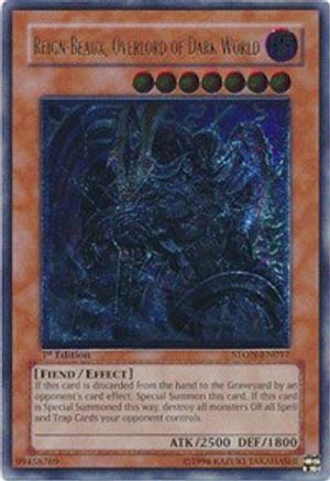 Reign-Beaux, Overlord of Dark World (UTR) (STON-EN017) - Strike of Neos Unlimited